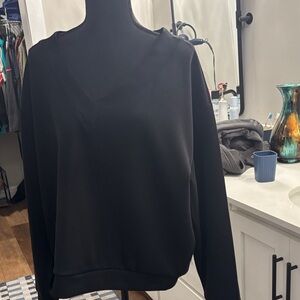 a new day Black V-Neck Sweater